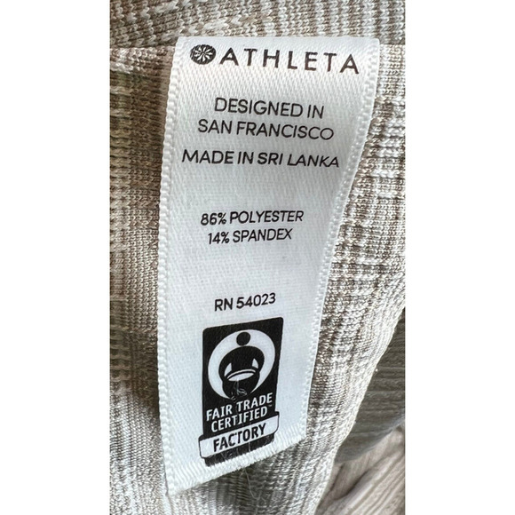 Athleta Pants Womens Extra Small Beige Workout Athleisure Active Leggings Lounge - Picture 9 of 10